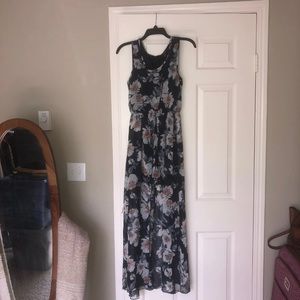 Floral Romper Highlow dress